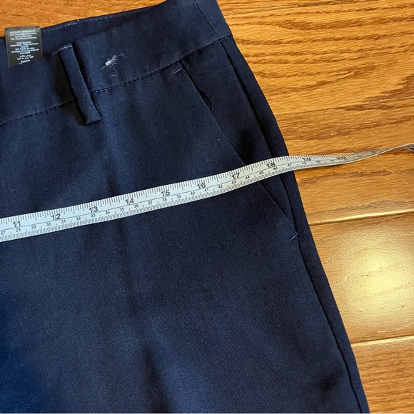 Next Tailoring Bootcut Trousers in Dark Blue - Picture 12 of 13